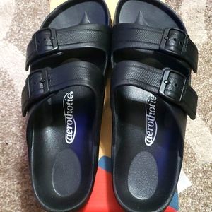 Women's Aerothotic EVA Black Beach Slide Sandals Size 11